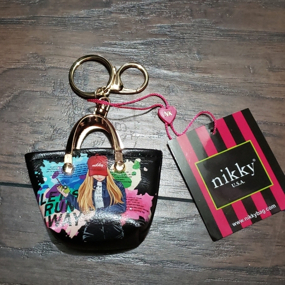 LAST ONE, Handbag-Shaped Coin Purse KeyChain - Picture 2 of 4